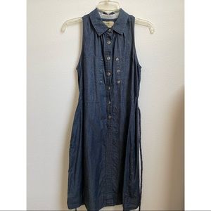 Anthropologie Holding Horses Tank Denim Dress